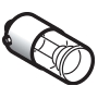 Indication/signal lamp 130V 20mA 2,6W DL1CF110